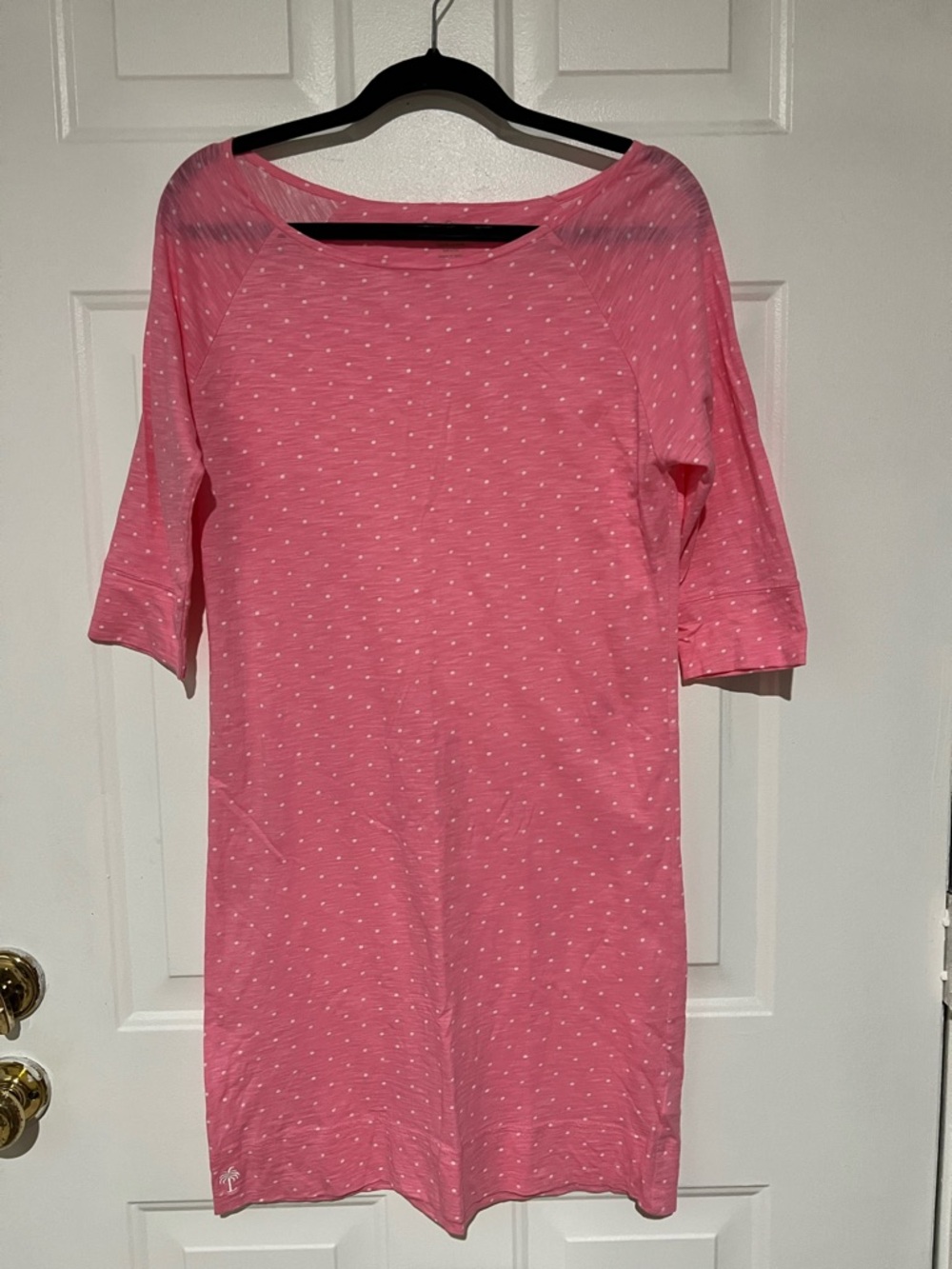 Lilly Pulitzer Pink Polka Dot Cassie Cotton Dress